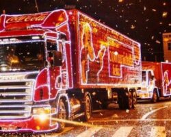 Caravana de Natal da Coca-Cola chega à região do ABC