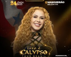 Joelma grava DVD no Estádio do Mangueirão em Belém/PA, o “Isso é Calypso Tour Brasil